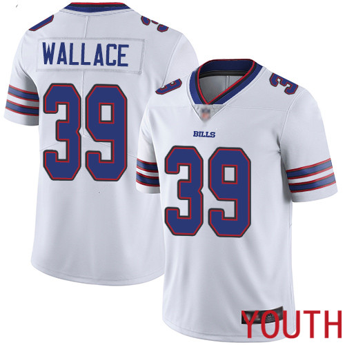 Youth Buffalo Bills #39 Levi Wallace White Vapor Untouchable Limited Player NFL Jersey